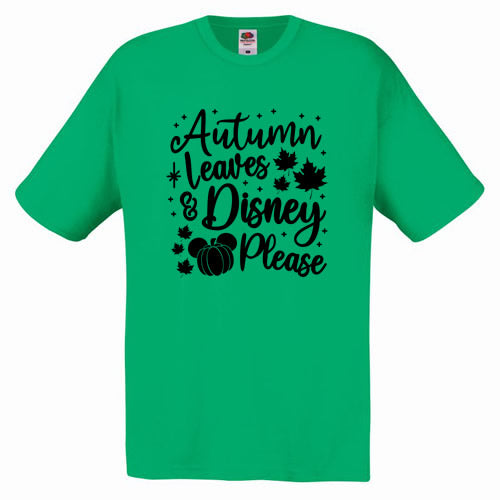 Autumn Leaves and Castles T-Shirt