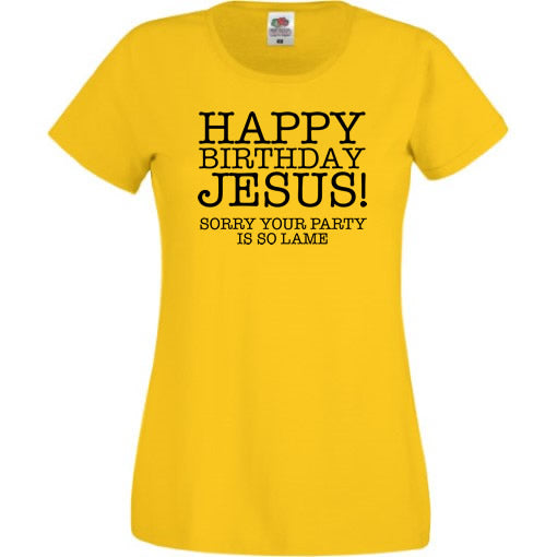 Happy Birthday Jesus - Christmas T-Shirt