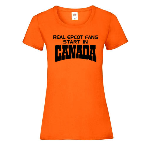Real Fans Start in Canada T-Shirt