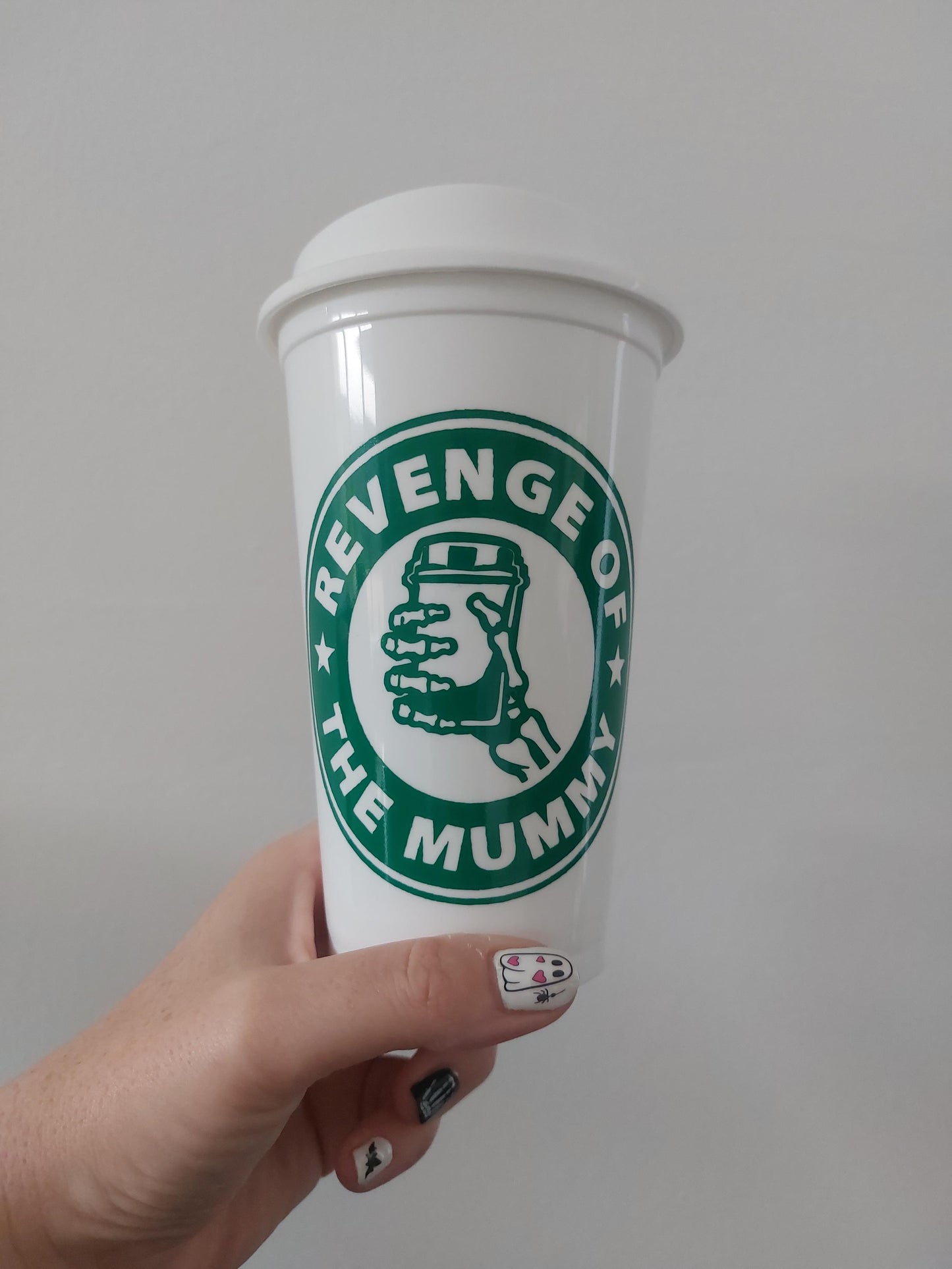 Revenge of the Mummy Coffee Cup