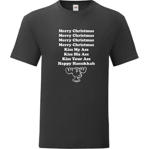 Kiss My Ass Christmas T-Shirt