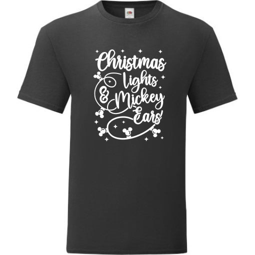 Christmas Lights & Mickey Ears T-Shirt