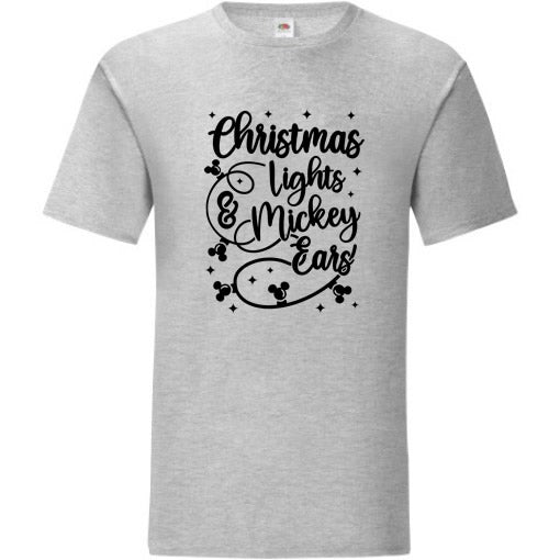 Christmas Lights & Mickey Ears T-Shirt