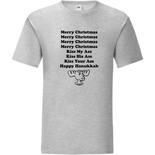 Kiss My Ass Christmas T-Shirt