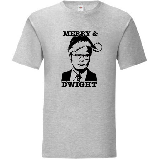 Merry and Dwight Christmas T-Shirt