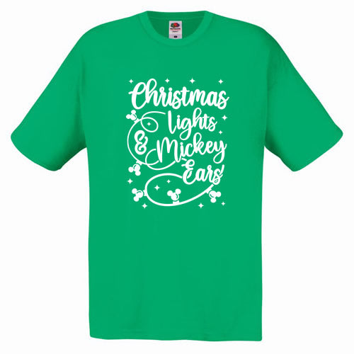 Christmas Lights & Mickey Ears T-Shirt