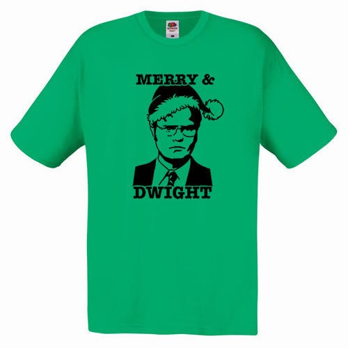 Merry and Dwight Christmas T-Shirt