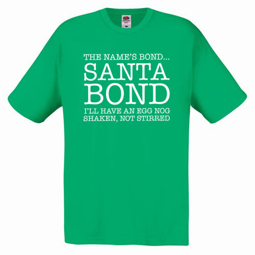 The Name's Bond - Santa Bond! Christmas T-Shirt