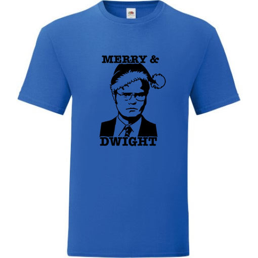 Merry and Dwight Christmas T-Shirt