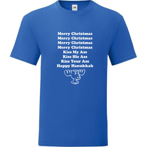 Kiss My Ass Christmas T-Shirt