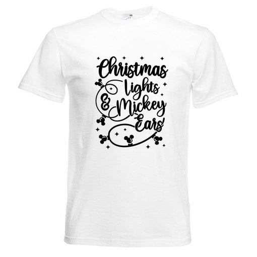 Christmas Lights & Mickey Ears T-Shirt