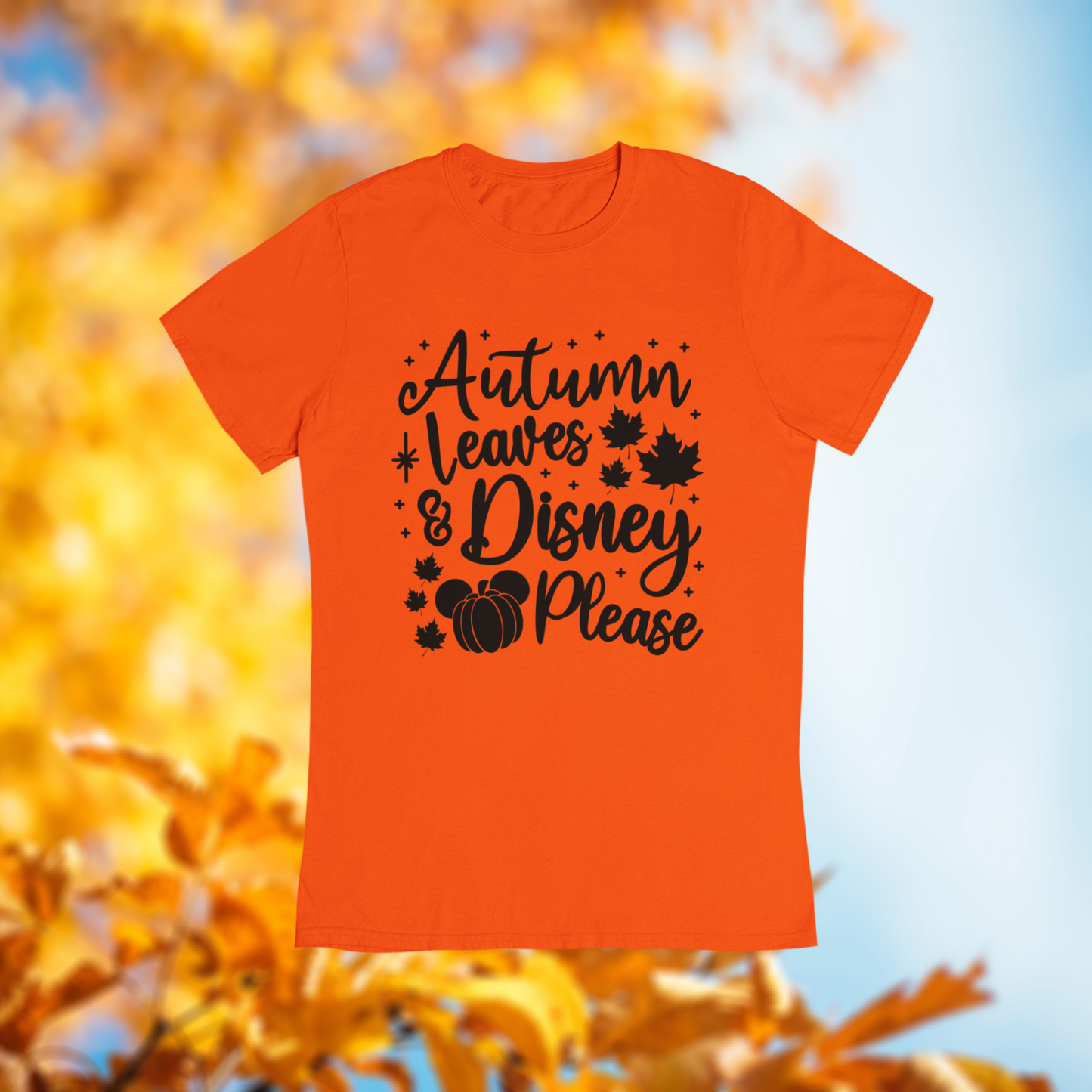 Autumn Leaves and Castles T-Shirt