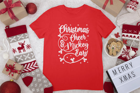 Christmas Cheer & Mickey Ears T-Shirt
