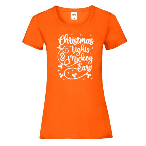 Christmas Lights & Mickey Ears T-Shirt