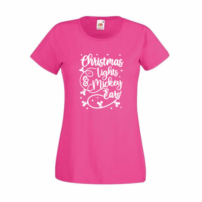 Christmas Lights & Mickey Ears T-Shirt