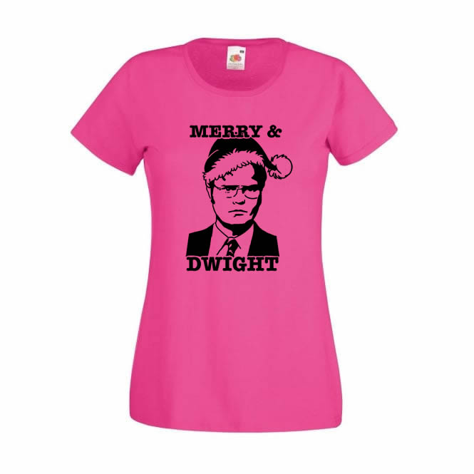 Merry and Dwight Christmas T-Shirt