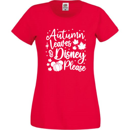 Autumn Leaves and Castles T-Shirt