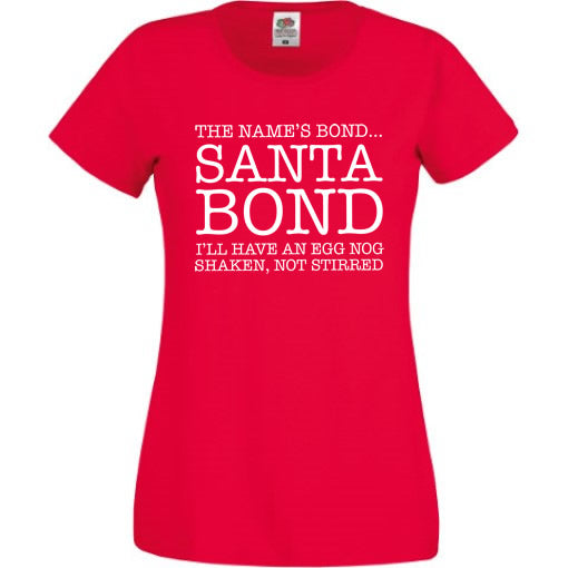 The Name's Bond - Santa Bond! Christmas T-Shirt