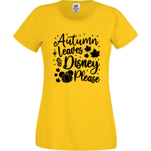 Autumn Leaves and Castles T-Shirt