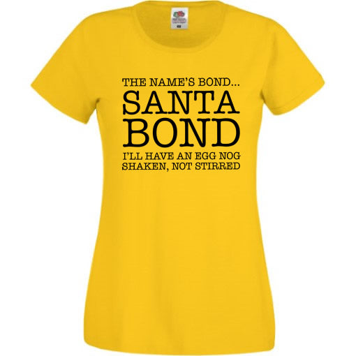 The Name's Bond - Santa Bond! Christmas T-Shirt