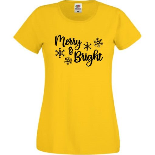 Merry and Bright Christmas T-Shirt