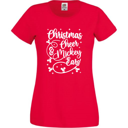 Christmas Cheer & Mickey Ears T-Shirt