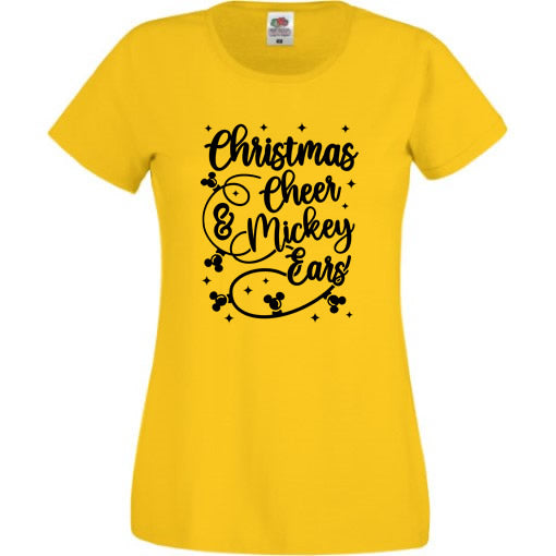 Christmas Cheer & Mickey Ears T-Shirt
